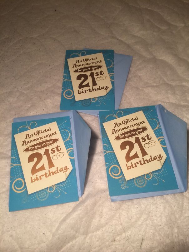 My Sister, Other Sister, And Parents Accidentally Bought Me The Same Birthday Card