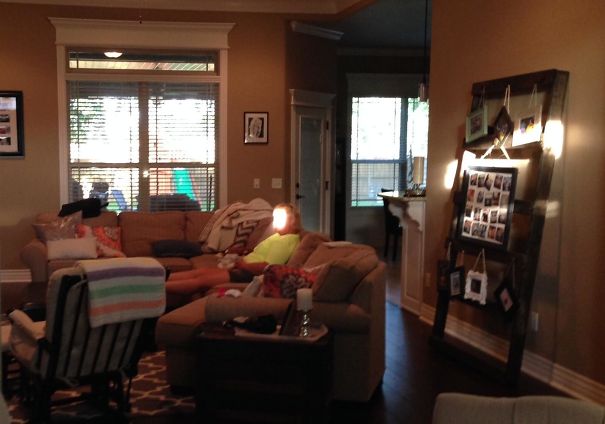 Mother-In-Law Complained About The Sun Being In Her Eyes. I Closed The Blinds, Turned Around And Saw This