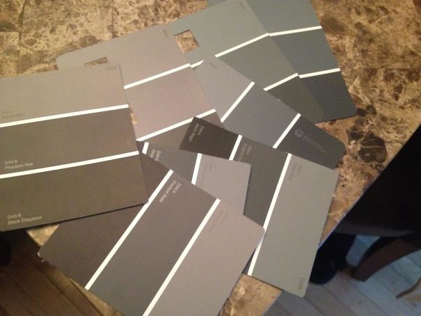 a paint samples 
