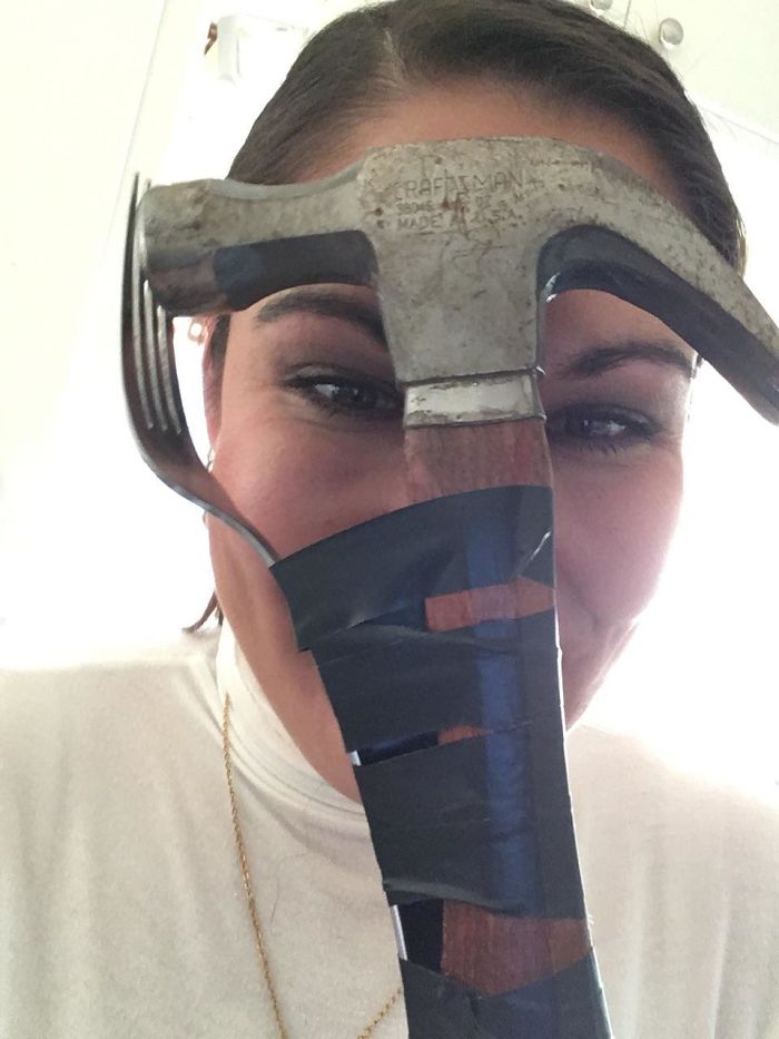 I Don't Have A Meat Tenderizer So I Improvised