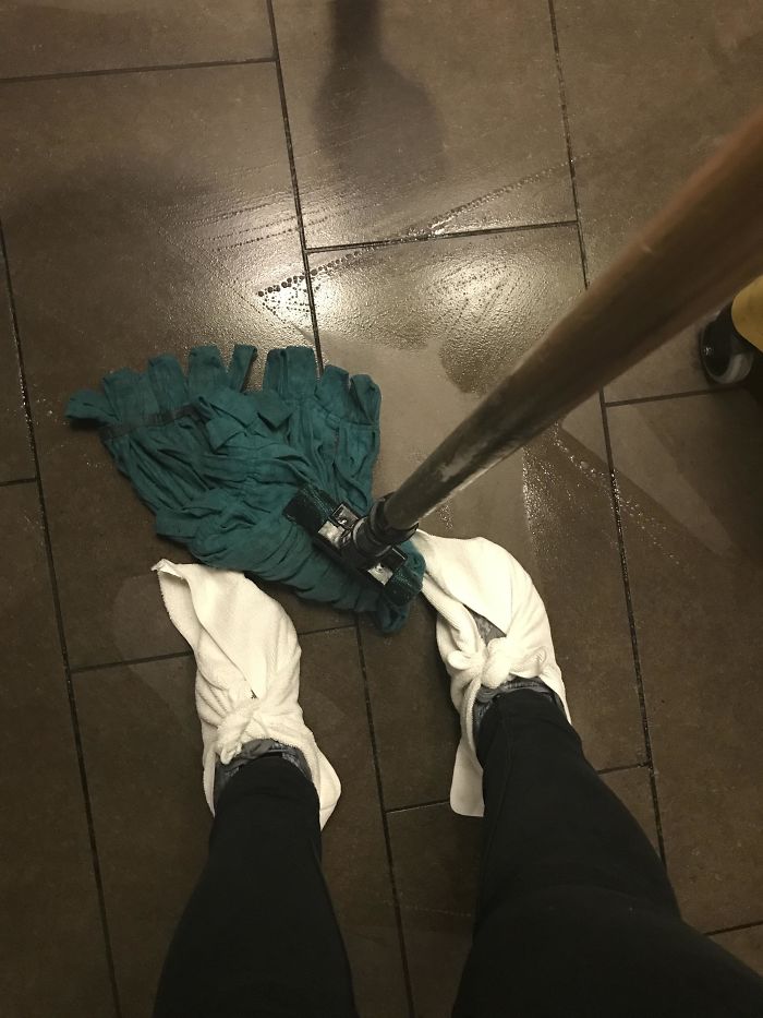 Life Hacks When Mopping!