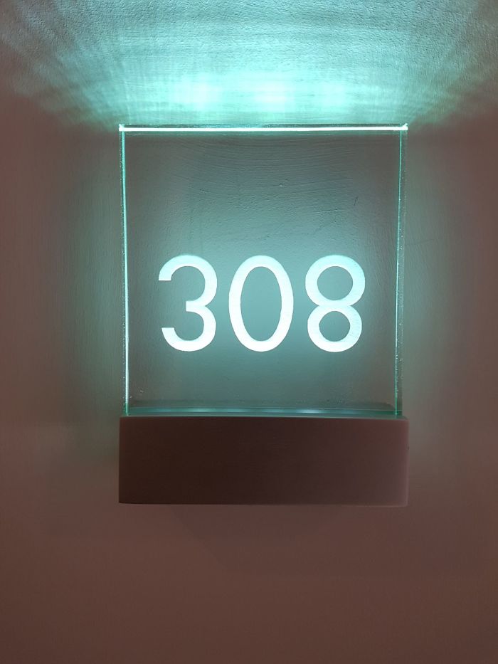 My Door Number Is 308, They Installed It Upside Down Though