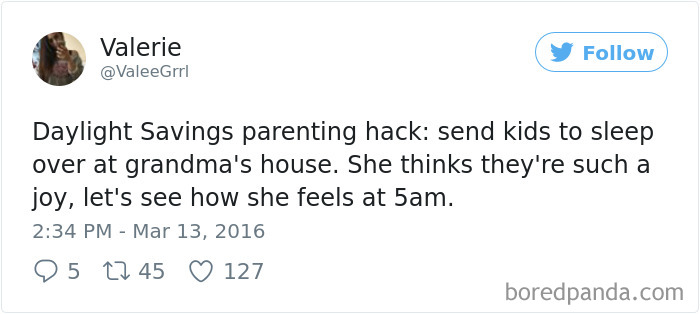 Parenting Hack Tweet