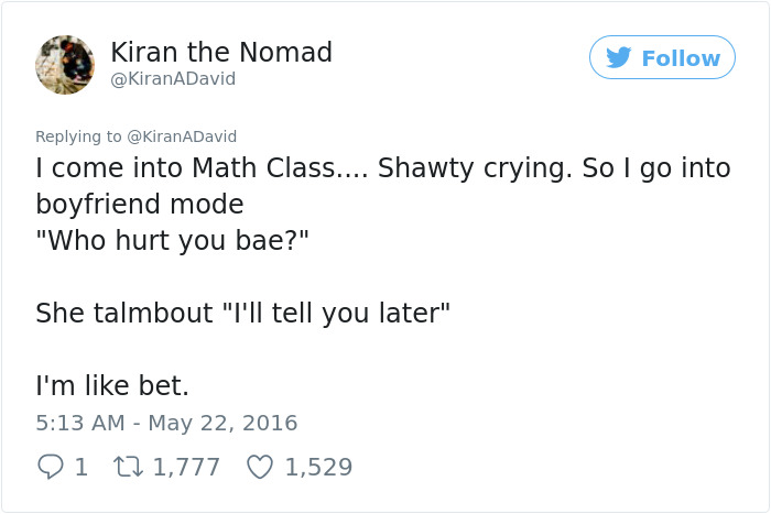 This 12-Year-Old's Girlfriend Told Him That He Made Her Pregnant, And He Had The Best Response Ever This 12-Year-Old's Girlfriend Told Him That He Made Her Pregnant, And He Had The Best Response Ever