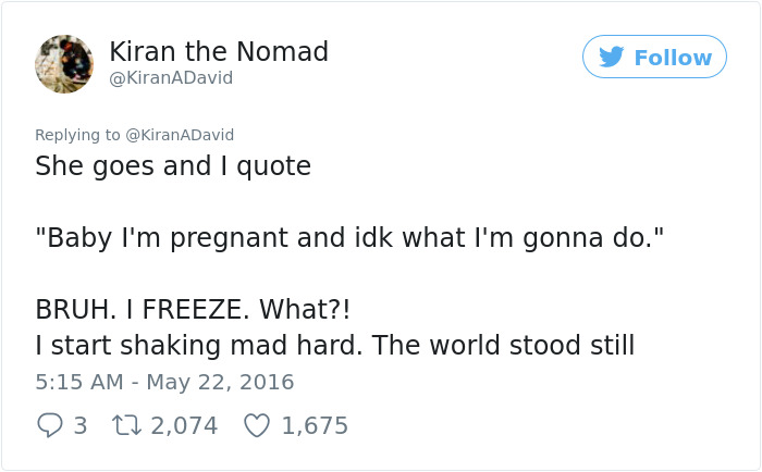 This 12-Year-Old's Girlfriend Told Him That He Made Her Pregnant, And He Had The Best Response Ever This 12-Year-Old's Girlfriend Told Him That He Made Her Pregnant, And He Had The Best Response Ever