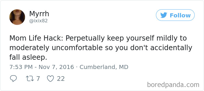 Parenting Hack Tweet