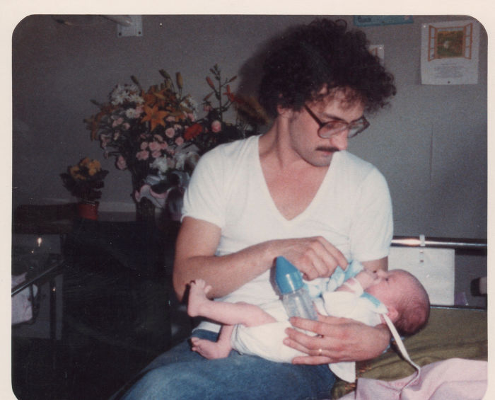 My Dad Learning How To Dad With The Little Me.