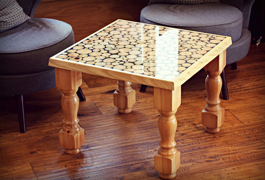 We Collected Bits Of Wood And Spent Months Making These Amazing Glowing Tables We Collected Bits Of Wood And Spent Months Making These Amazing Glowing Tables