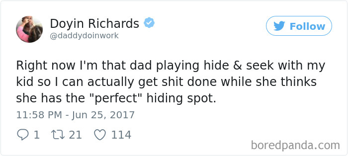 Parenting Hack Tweet