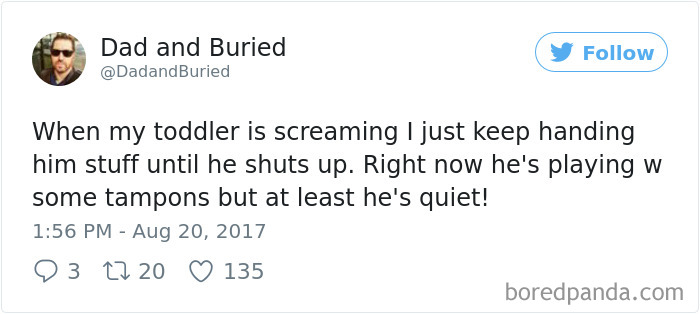 Parenting Hack Tweet