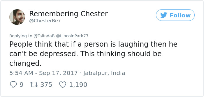 Chester Bennington's Widow Posts Video Of Him 36 Hours Before His Death - "This Is What Depression Looked Like To Us" Chester Bennington's Widow Posts Video Of Him 36 Hours Before His Death - "This Is What Depression Looked Like To Us"