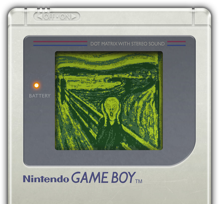 The History Of Art Through Gameboy By Gianluca Pirola