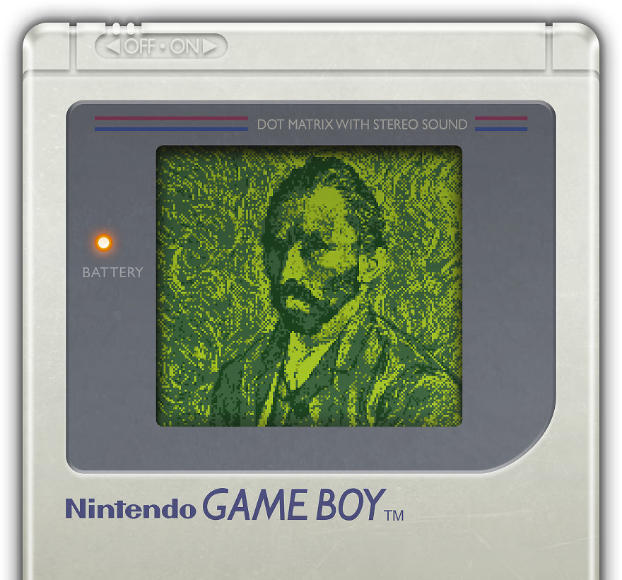 The History Of Art Through Gameboy By Gianluca Pirola