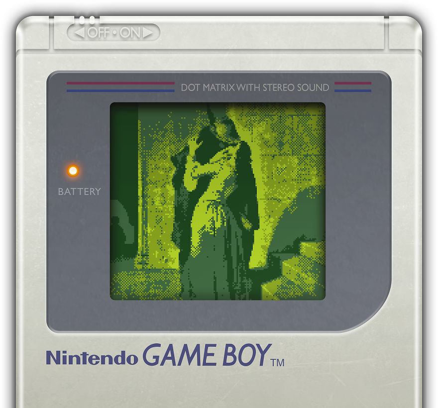 The History Of Art Through Gameboy By Gianluca Pirola