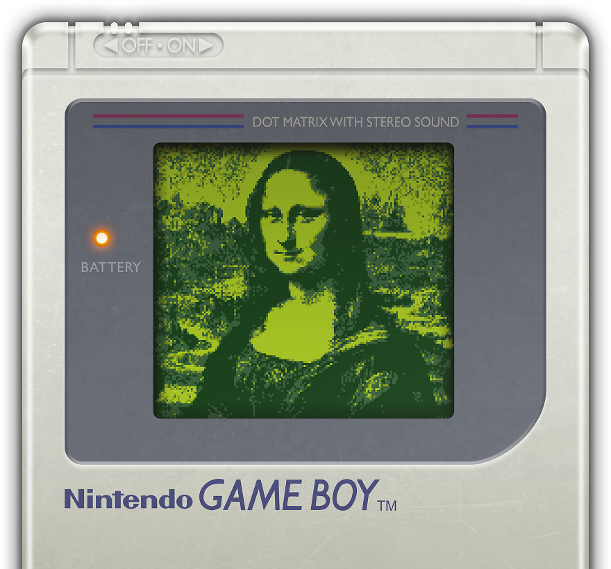 The History Of Art Through Gameboy By Gianluca Pirola