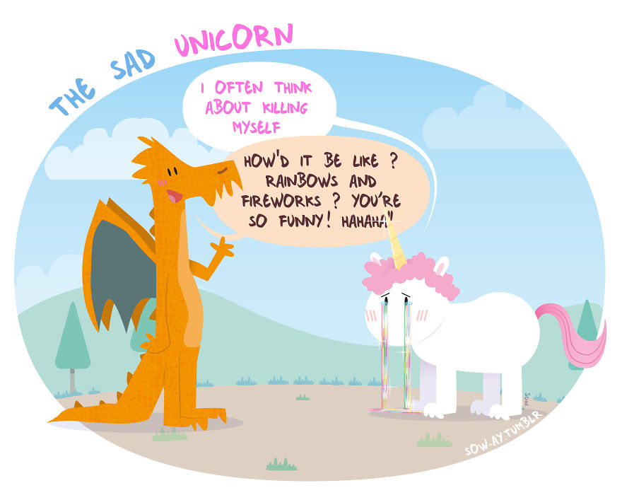 Anyone Can Have Depression. Even Unicorns