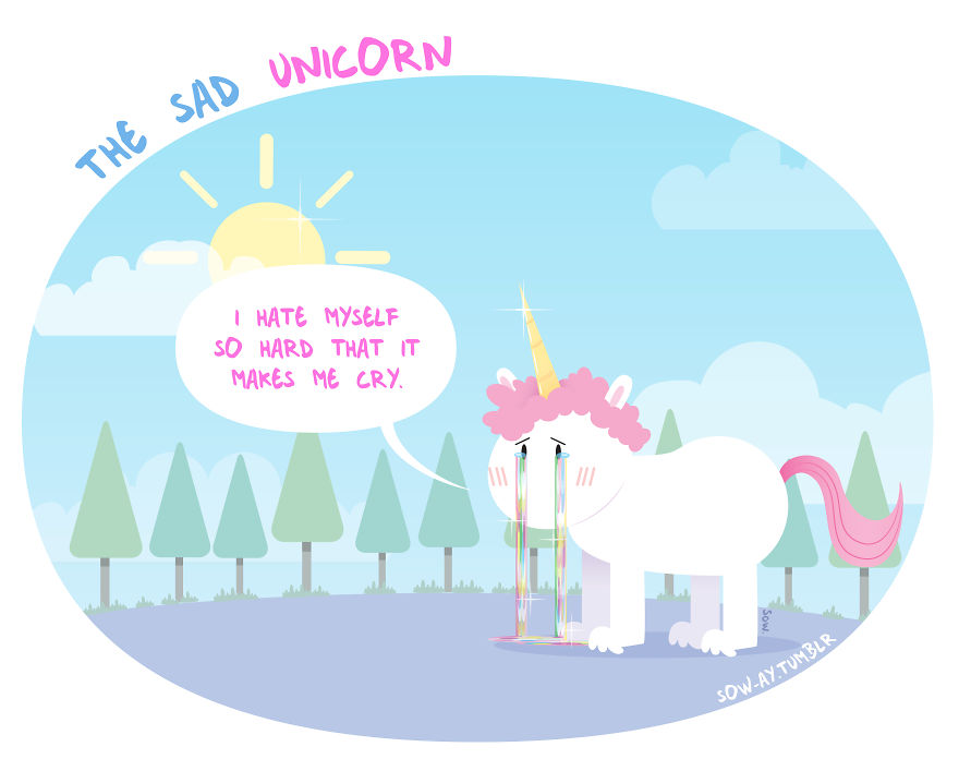 Anyone Can Have Depression. Even Unicorns