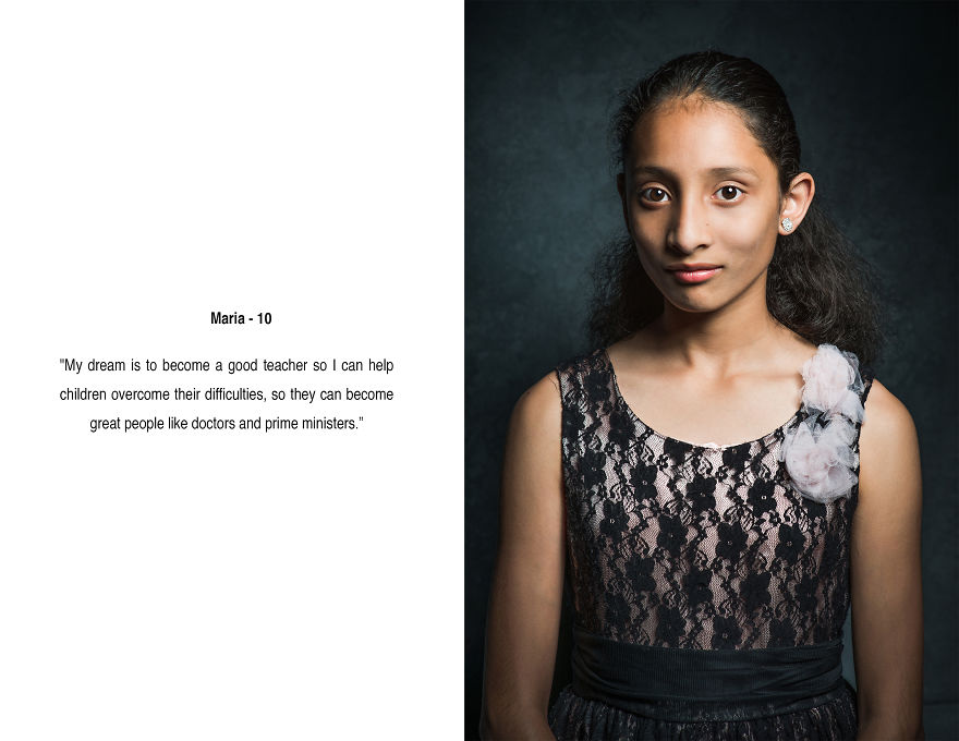 I Created A Portrait Series Of Girls Between 10 And 12 And Asked Them Questions About Their Lives