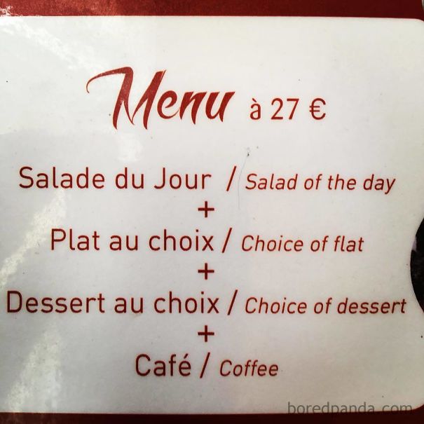 Wrong translated menu from french 