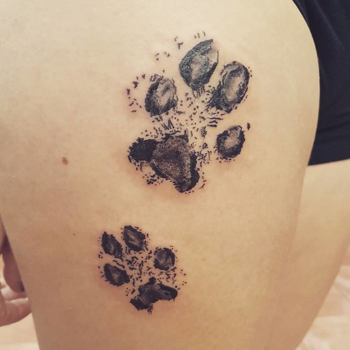 Dog Paw Prints Make The Most Pawesome Tattoos Ever, And Here’s The Proof (6...