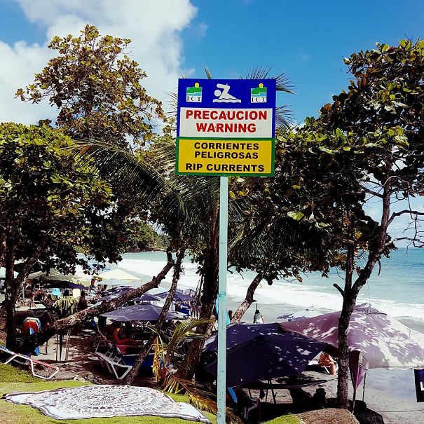 Wrongly translated swimming sing