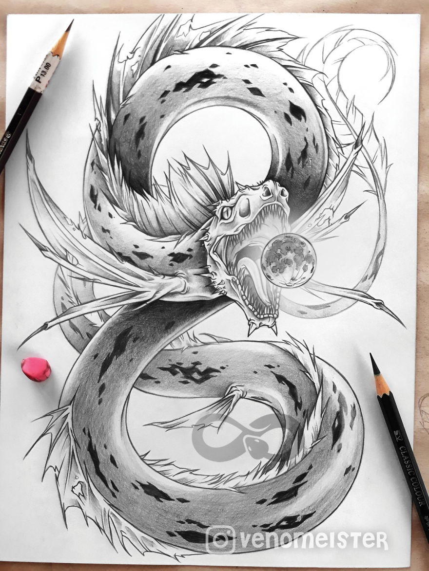 He Is The God Of Sulad (land Of The Dead) And Is To Be Said The Cause Of Lunar Eclipses