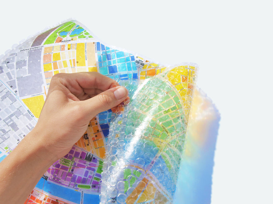 Bubble Wrap City Maps: Guilty Pleasure On The Go