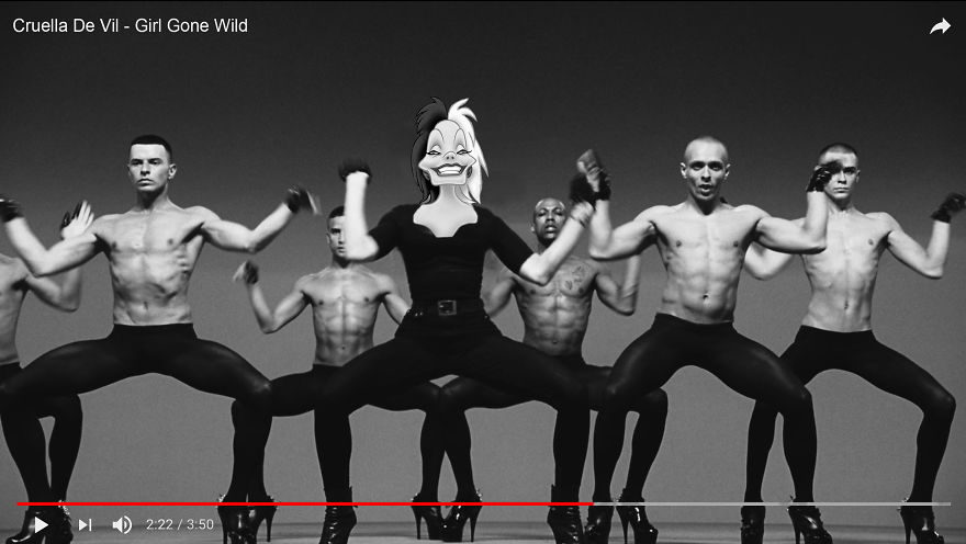 Cruella De Vil As Madonna - Girl Gone Wild