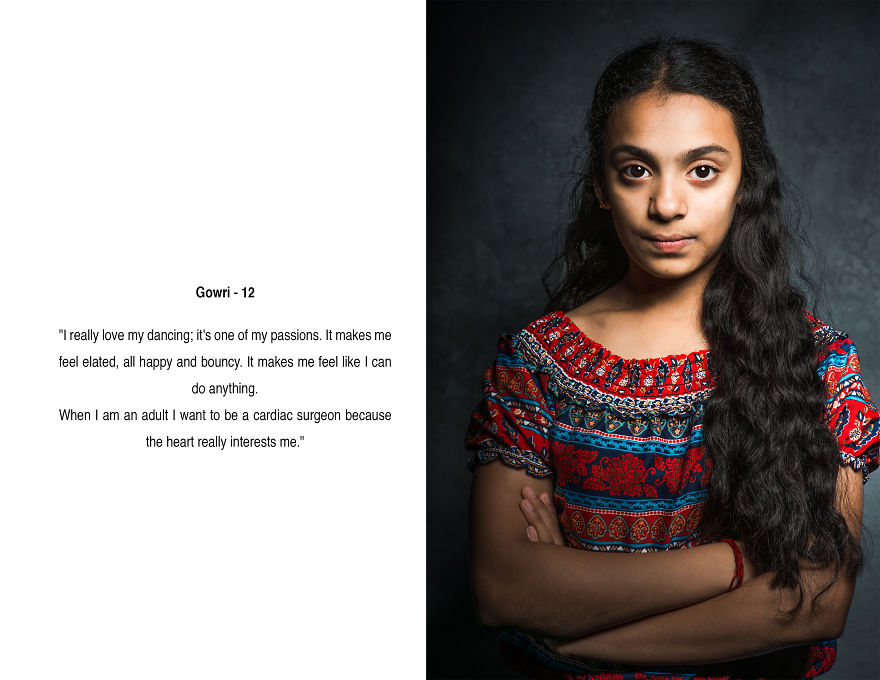 I Created A Portrait Series Of Girls Between 10 And 12 And Asked Them Questions About Their Lives I Created A Portrait Series Of Girls Between 10 And 12 And Asked Them Questions About Their Lives