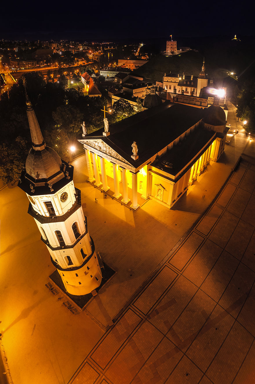 The Cathedral Of Vilnius And Bell Tower