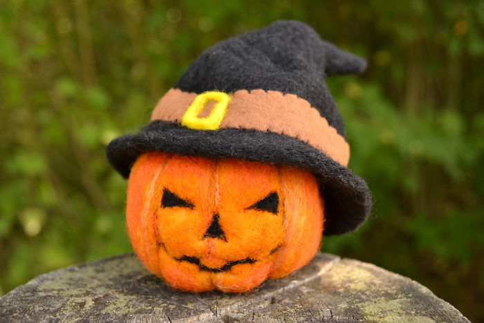 I Create Unique Needle Felted Halloween Decorations From Sheep Wool!
