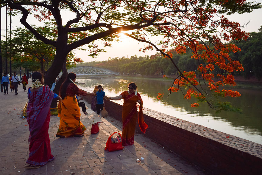 The Romantic Color Of The "Krishnachura"