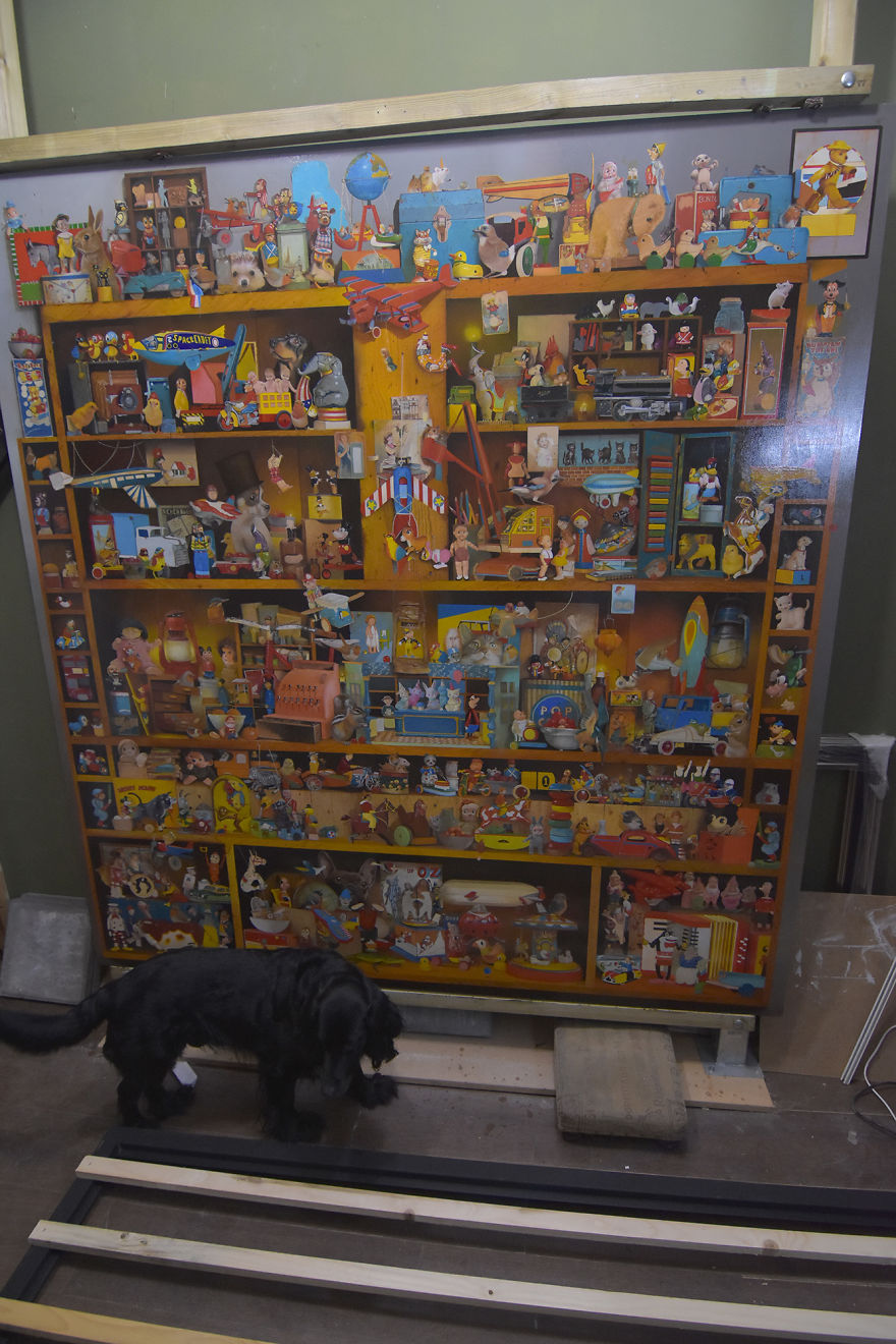 It Took My Dad 2.5 Years + Heart And Kidney Failure To Paint This, And You Have To See It In Full Size To Really Appreciate It It Took My Dad 2.5 Years + Heart And Kidney Failure To Paint This, And You Have To See It In Full Size To Really Appreciate It