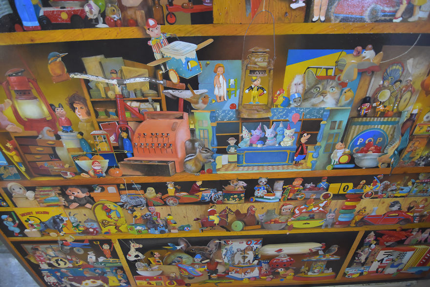 It Took My Dad 2.5 Years + Heart And Kidney Failure To Paint This, And You Have To See It In Full Size To Really Appreciate It It Took My Dad 2.5 Years + Heart And Kidney Failure To Paint This, And You Have To See It In Full Size To Really Appreciate It