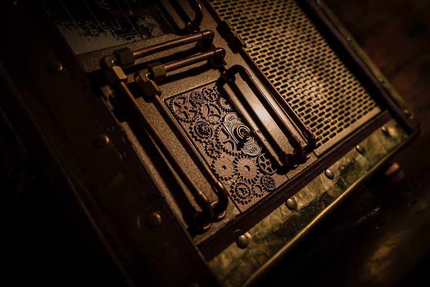 Finished My New Steampunk Computer