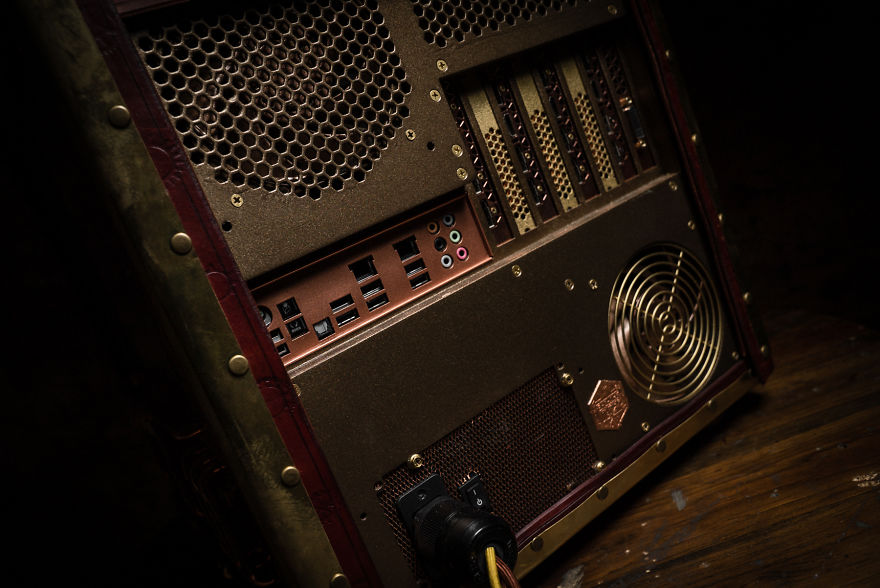 Finished My New Steampunk Computer
