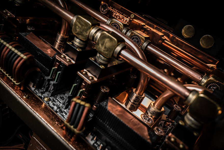 Finished My New Steampunk Computer