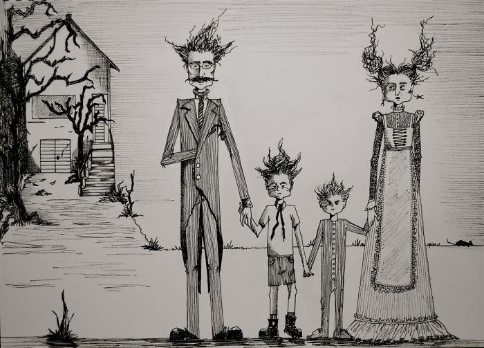 I Drew October Scenes To Cope With Insomnia