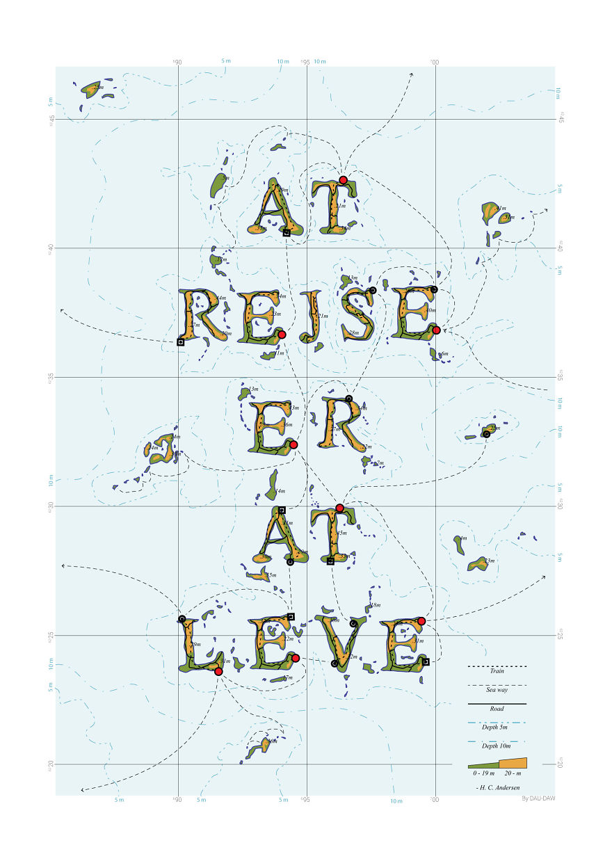 I Turn Famous Travel Quotes Into Maps