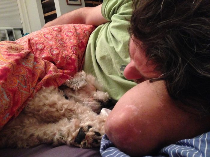 Roo Roo Was A Great Dog. Had A Rough Life On The Streets Of Philly. First Night Home, He Slept Under The Covers With Us. Miss Him!