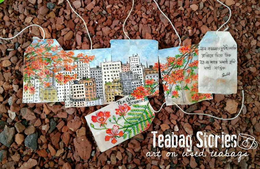 I Paint Intricate Scenes On Teabags I Paint Intricate Scenes On Teabags