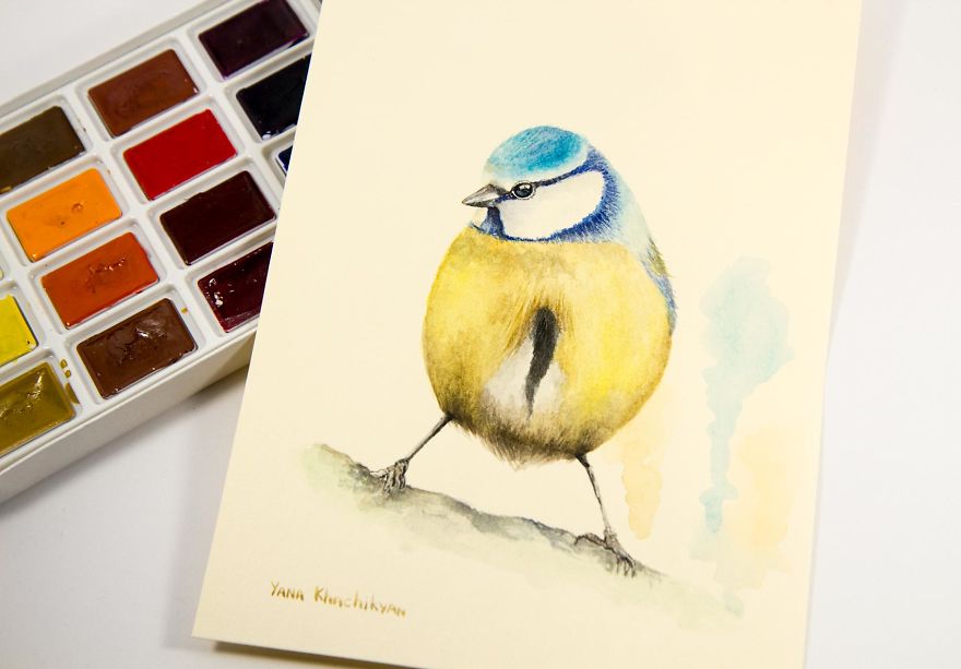 My First Watercolor Paintings