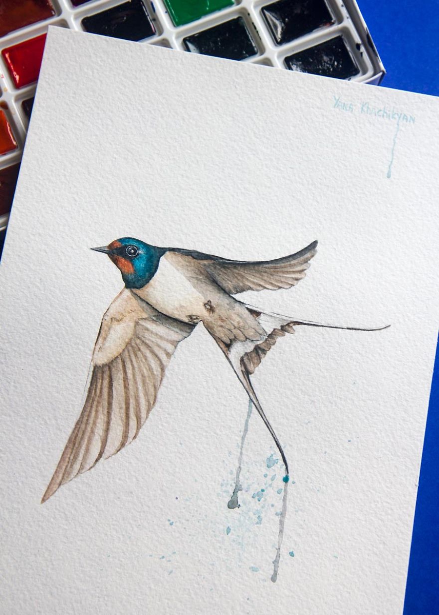 My First Watercolor Paintings