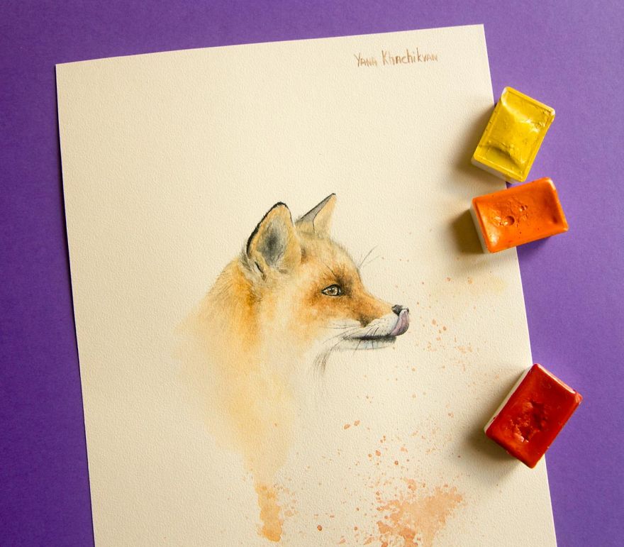 My First Watercolor Paintings