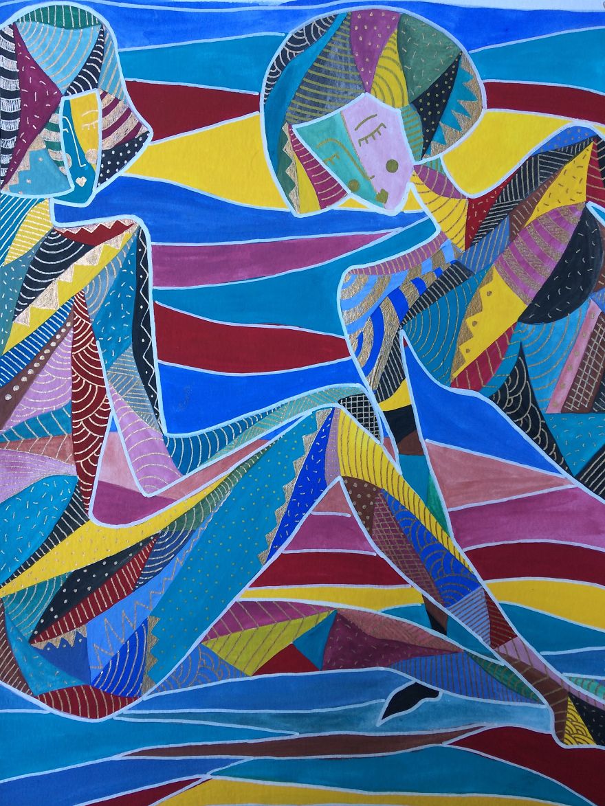 Neo-Fauvist Portraits And Landscape Paintings Travelling The World By Basak Erdemir