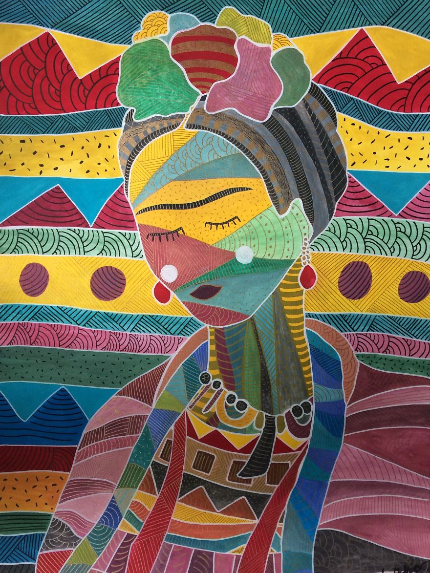 Neo-Fauvist Portraits And Landscape Paintings Travelling The World By Basak Erdemir