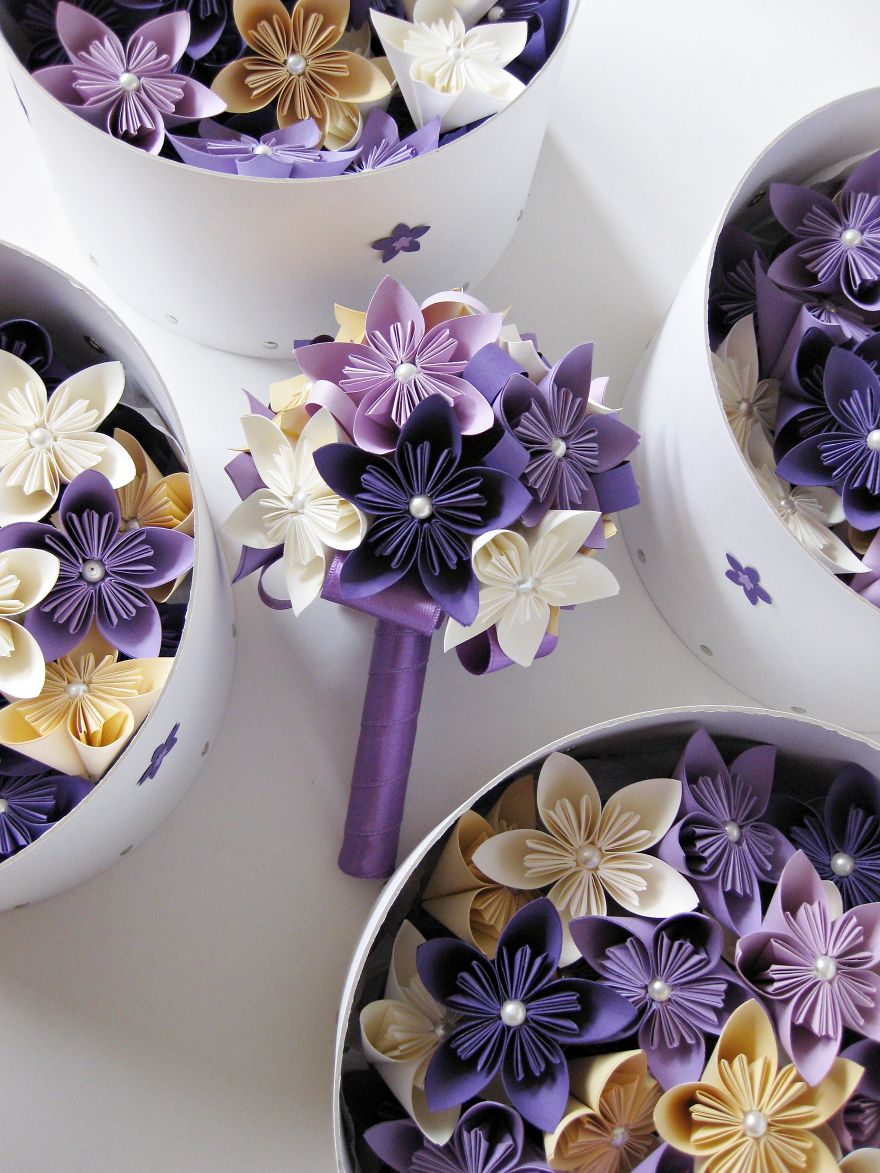 I've Folded 600 Pieces Of Paper For Wedding Flowers