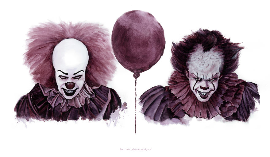 Why Not Paint Pennywise With Wine? Why Not Paint Pennywise With Wine?