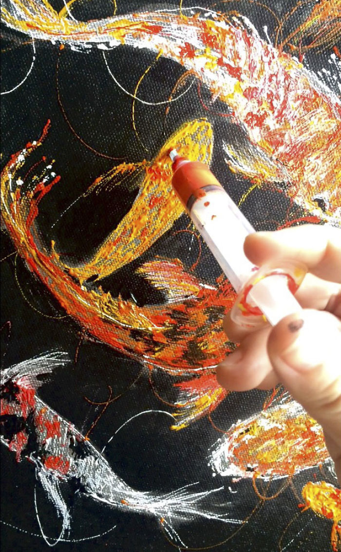 I'm A Nurse And I Use Syringes To Paint In My Free Time (Part 2) I'm A Nurse And I Use Syringes To Paint In My Free Time (Part 2)