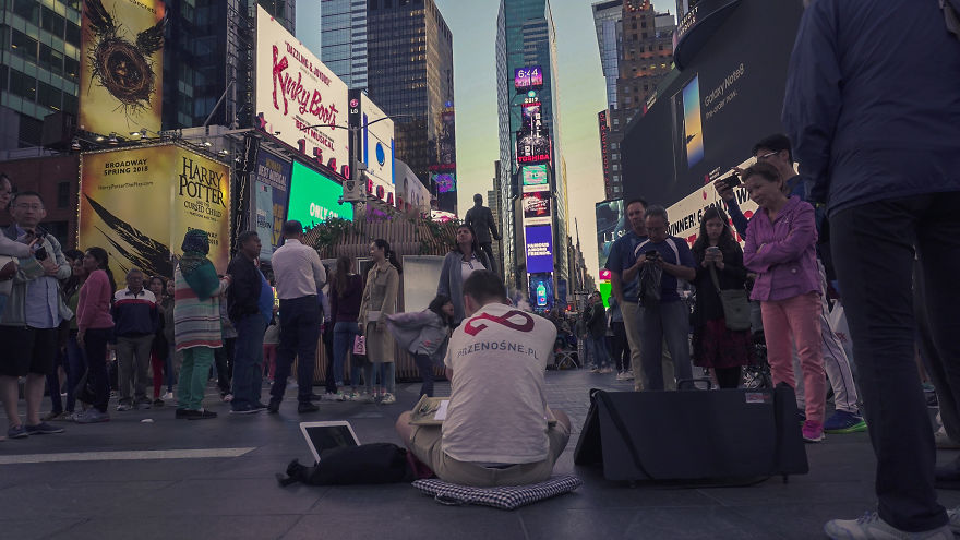 Incredible Artist On The Streets Of New York City! Incredible Artist On The Streets Of New York City!
